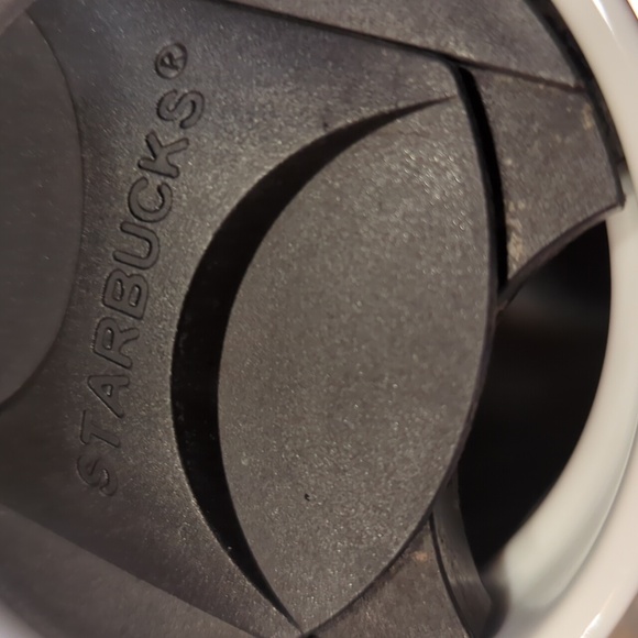 Starbucks 2011 Termo Ceramic Travel Tumbler Coffee Mug With Lid 12 oz To Go Cup - Picture 3 of 4